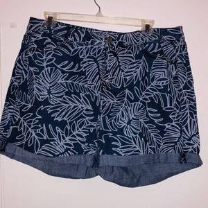 Lane Bryant Plus Size Printed Shorts